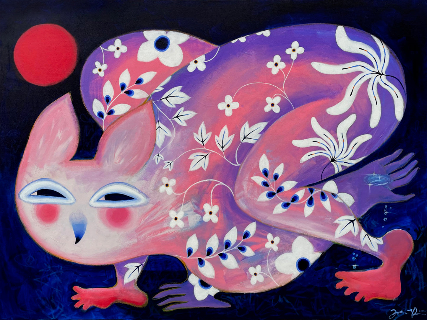 Hide The Assets - Original Painting (Available through Kefi Gallery)